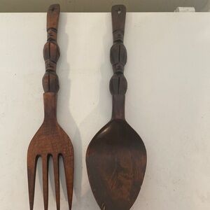 Vintage fork and spoon decor